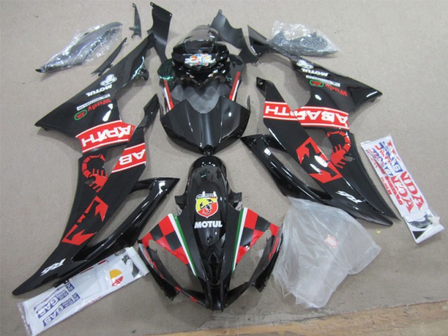 ABS 2008-2016 Black White Motul Yamaha YZF R6 Motorbike Fairing UK ABS 2008-2016 Black White Motul Yamaha YZF R6 Motorbike Fairing UK