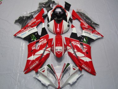 ABS 2008-2016 Red White Rocol Yamaha YZF R6 Motorcycle Fairings Kits UK