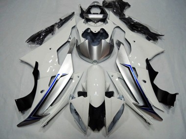 ABS 2008-2016 White Black Blue Yamaha YZF R6 Motorcycle Replacement Fairings UK